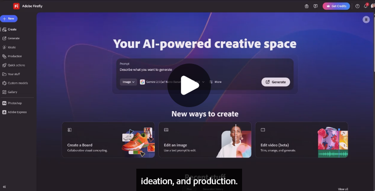 adobe firefly ai video generator